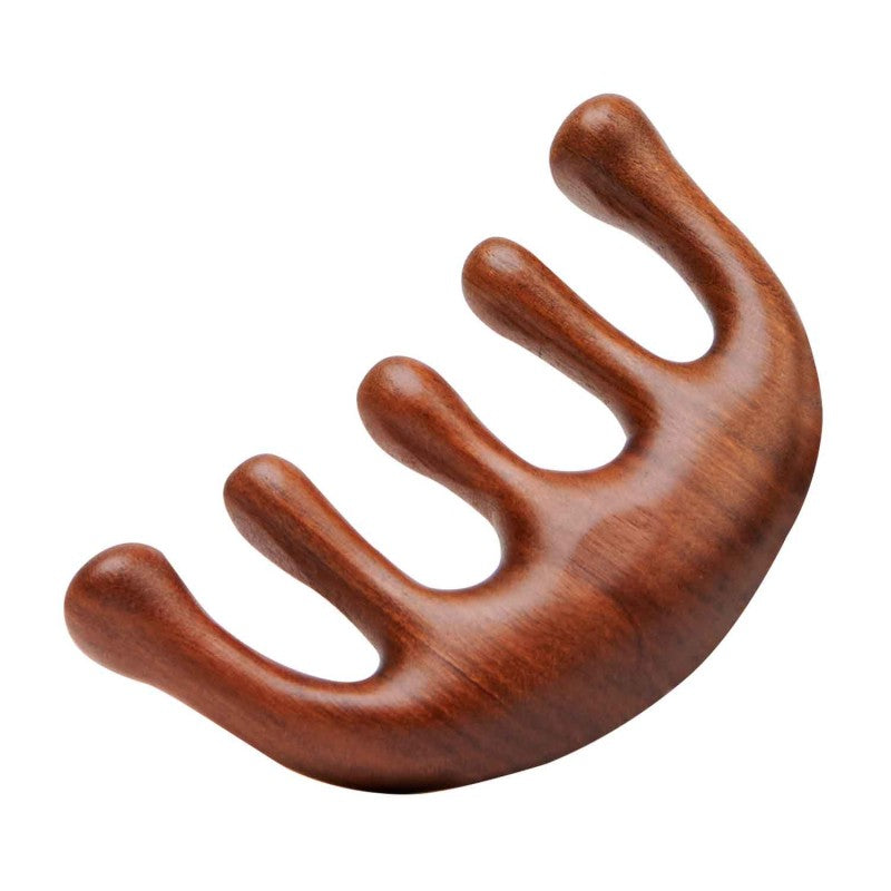 Masajeador para cabello de madera
