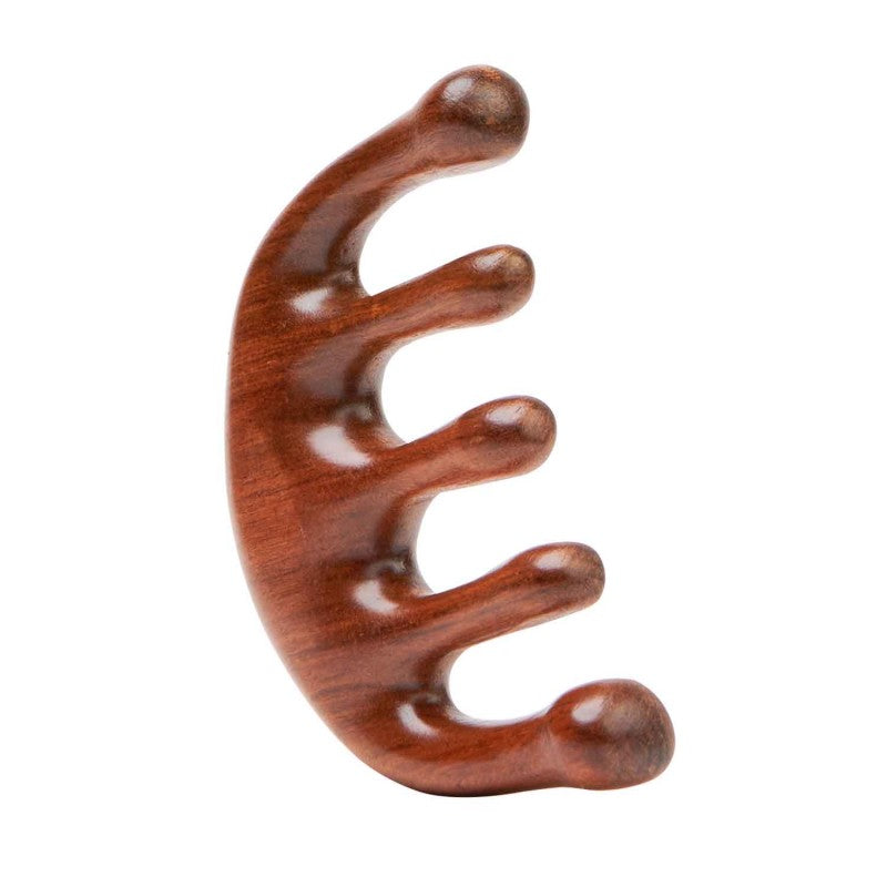 Masajeador para cabello de madera